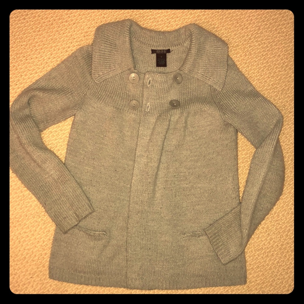Gray Sweater Jacket